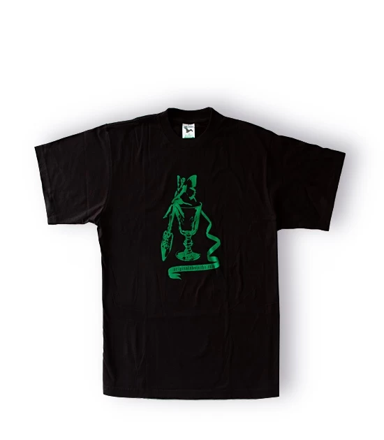 Black Absinthe T-shirt designed for Absinthe Original, manufactured from the finest quality cotton.