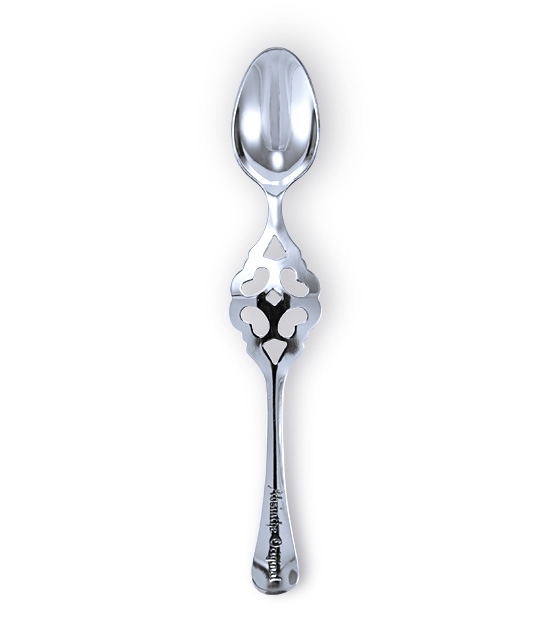 Very popular absinthe spoon - can be used for both absinthe serving recipes. Premium quality, dishwasher safe.