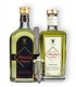 Two 700ml bottles of premium La Boheme wormwood absinthe and replica of traditional absinthe spoon.