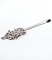 High quality polished absinthe spoon, two raised tabs help keep the sugar from falling off.