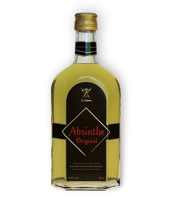 Large, 700ml (23.67oz) bottle of our original Absinthe bottled at 70% ABV with 15mg of wormwood thujone